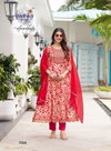Anarkali Vol 7 By Radhika Rayon Wholesale Anarkali Kurti With Bottom Dupatta In India
