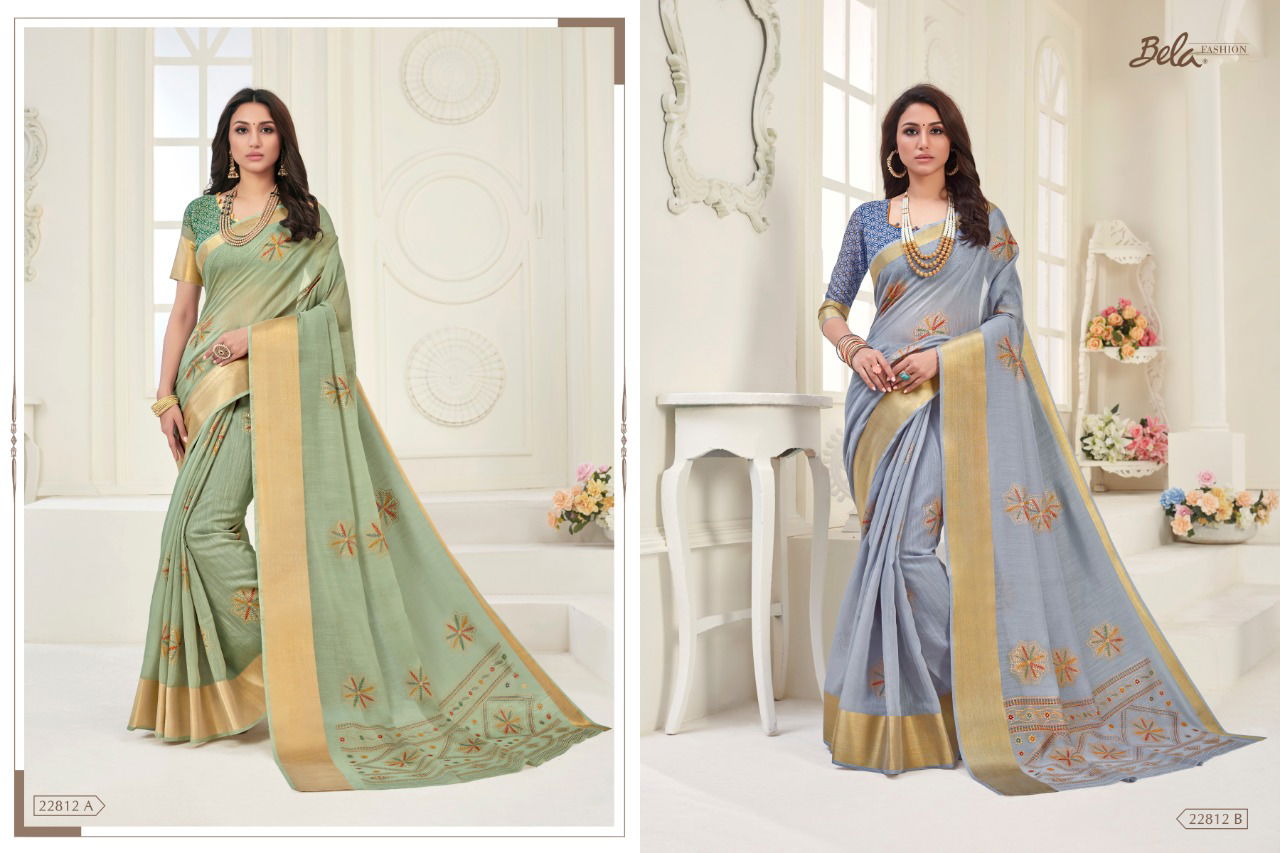 BELA JASMINE VOL-13 Latest Designer Festive Wear Heavy Chiffon Printed saree Collection