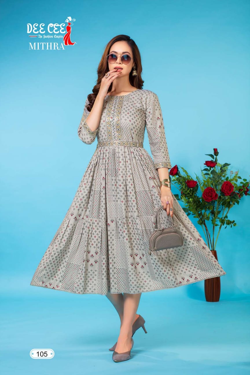 The Fashiom Empire By Deecee Rayon Printed Kurtis Catalog