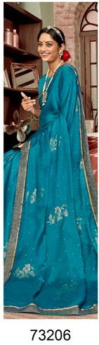 ANTRA LAHAR  VOL -1 Latest fancy Designer Heavy Festive Wear Chiffon Printed With Readymade Lace Saree Collection 