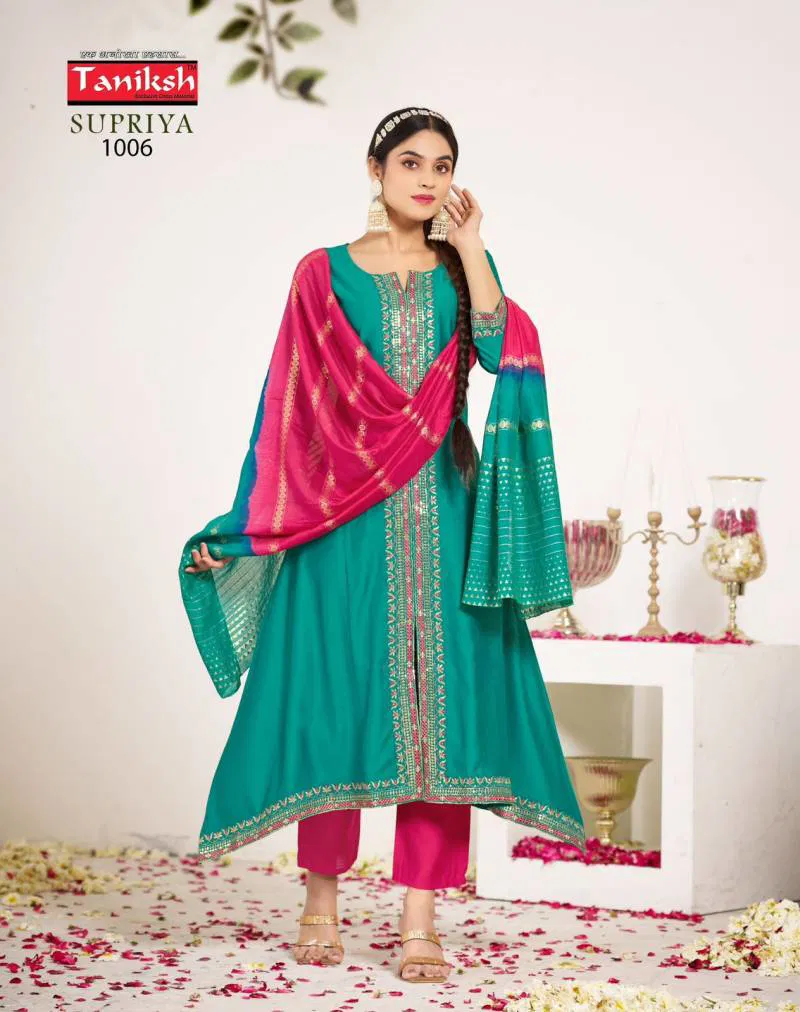 Supriya Vol 1 By Taniksh Vatican Kurti Bottom With Dupatta Suppliers In India