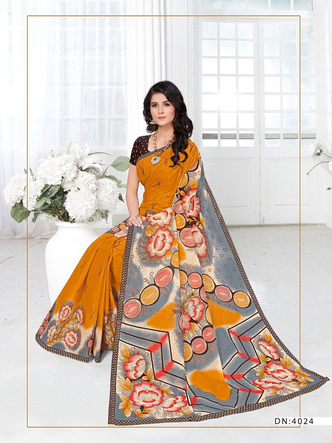 Ganesha Saraswati 4 Latest Daily Wear Pure Cotton Sarees Collection