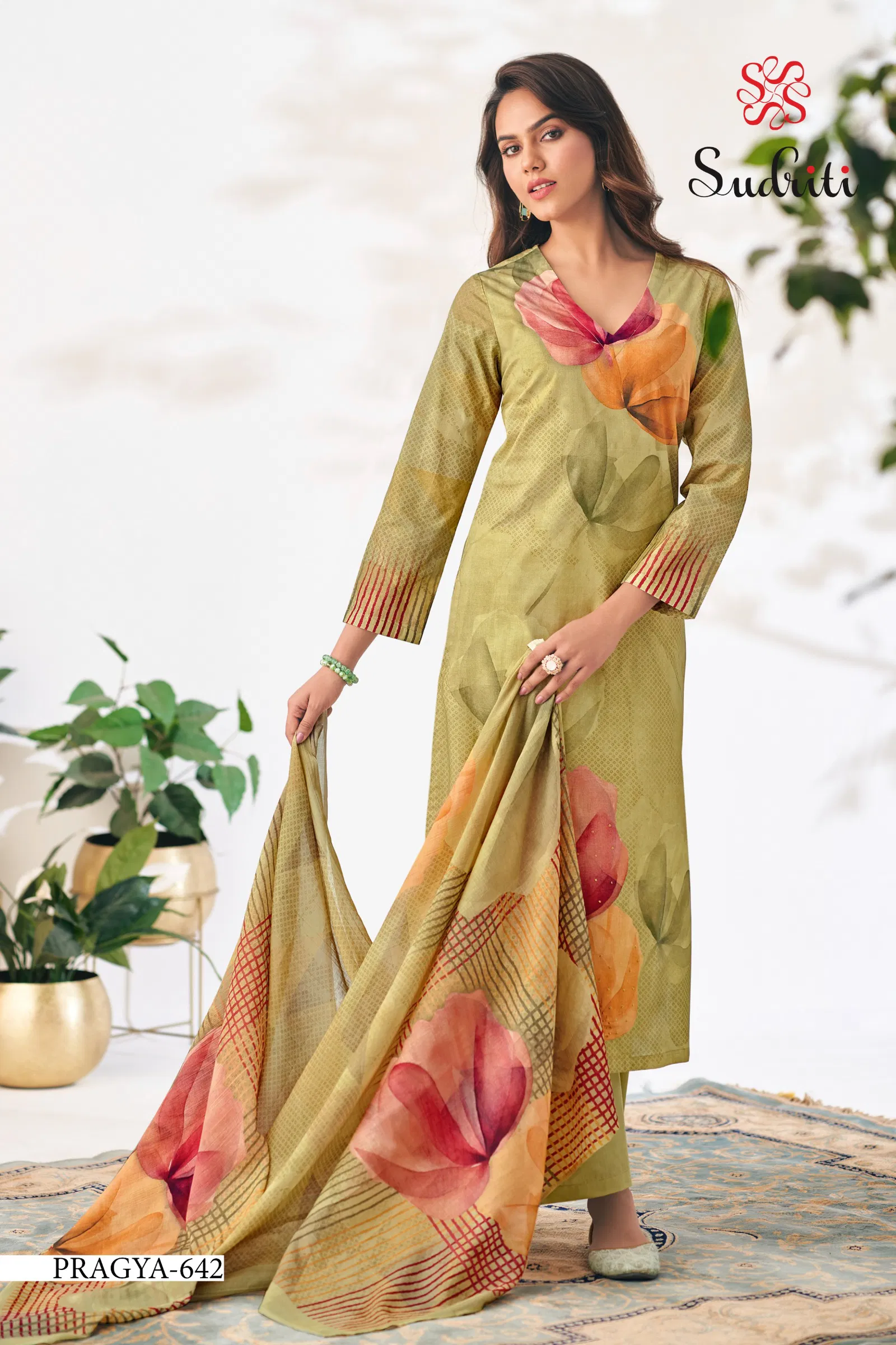Pragya By Sudriti Pure Cotton Printed Designer Salwar Suits Wholesale Online