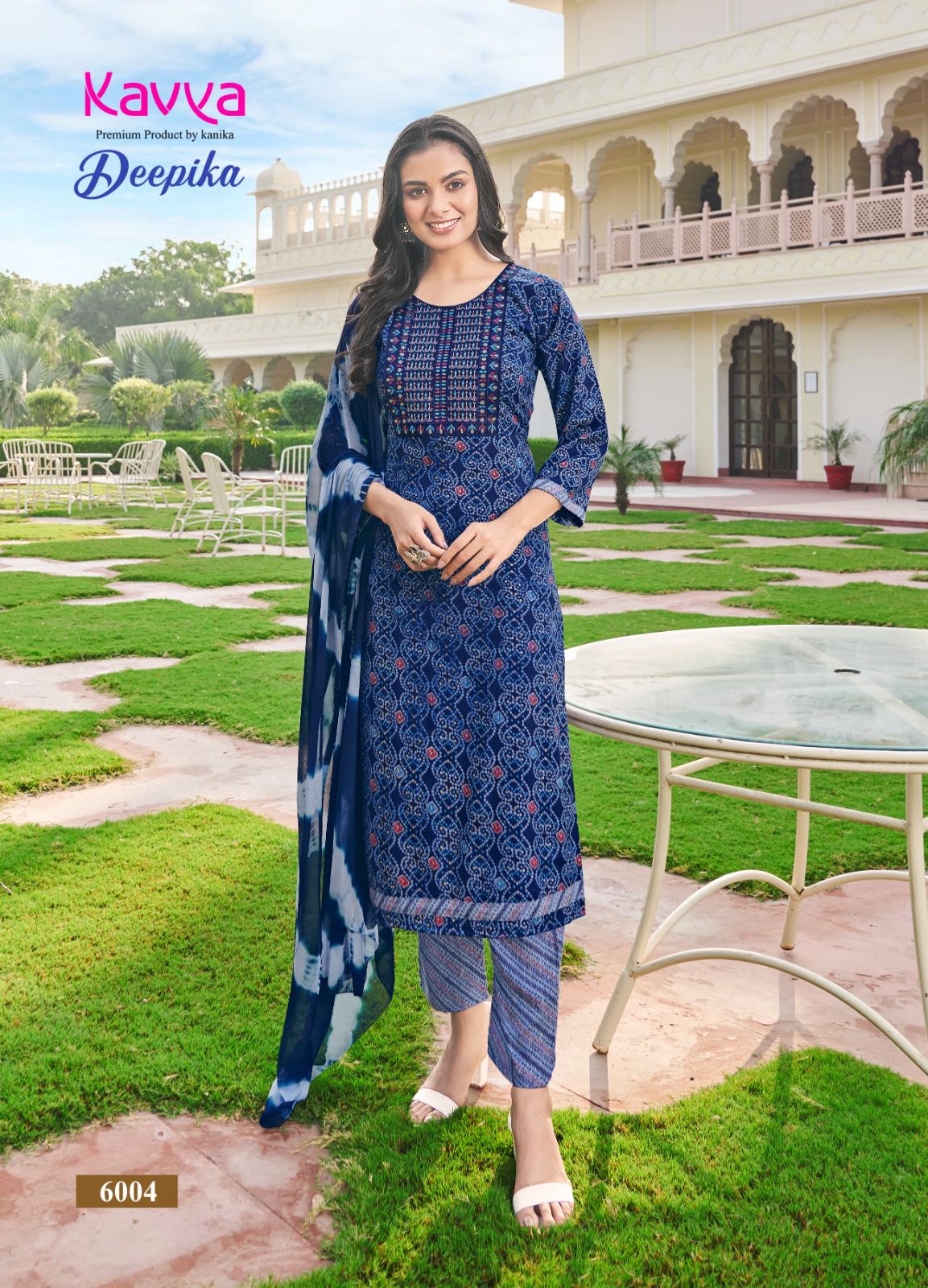 Kavya Deepika Vol 5 straight kurti With Bottom Dupatta Catalog

