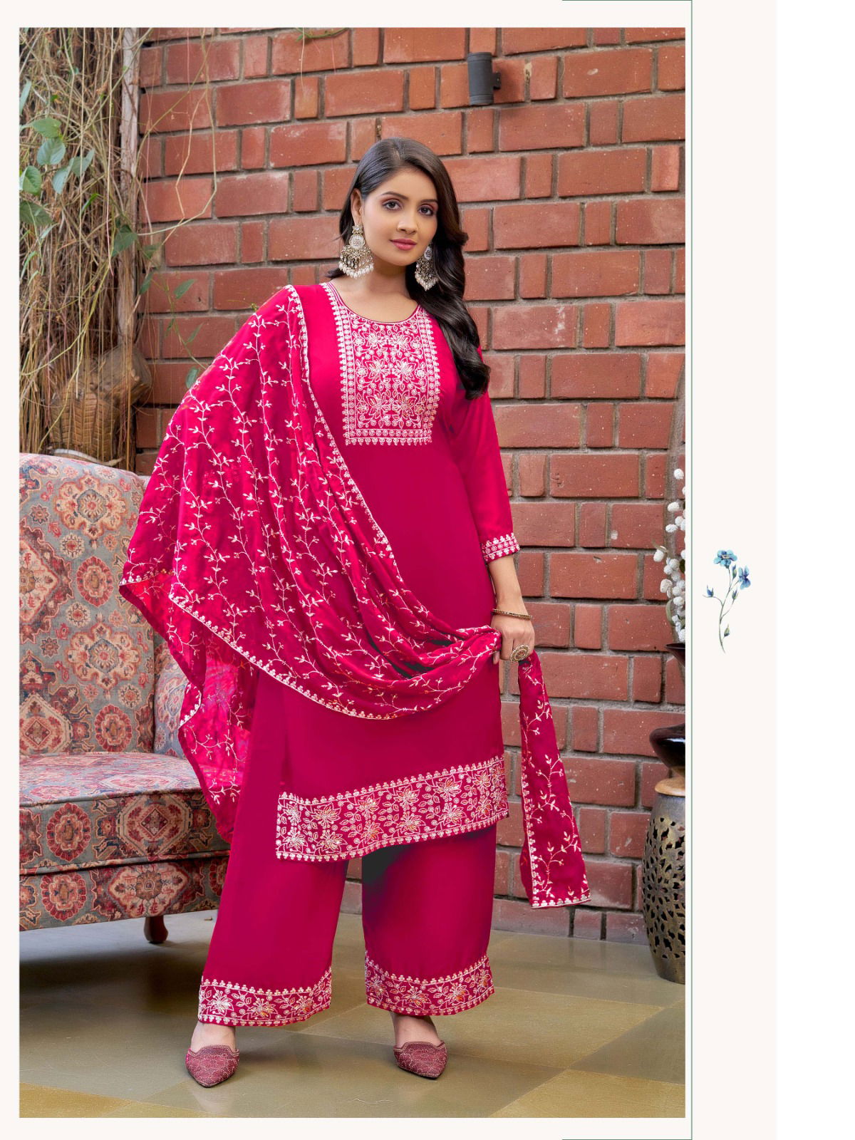 Taitan By Aanchi Rangoli Silk Kurti With Bottom Dupatta Wholesale In India