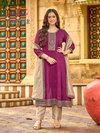 Booster By Aanchi Fancy Fabric Kurti With Bottom Dupatta Wholesale Market In Surat
