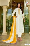 G 9741 By Af Dola Silk With Jacquard Readymade Suits Exporters In India
