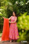 Clora Vol 12 Muslin Printed Gown Kurti Bottom With Dupatta Wholesale Online