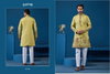 Vantara Vogue by Shubhvastra Viscose Silk Mens Kurta Pajama Wholesale Shop In Surat