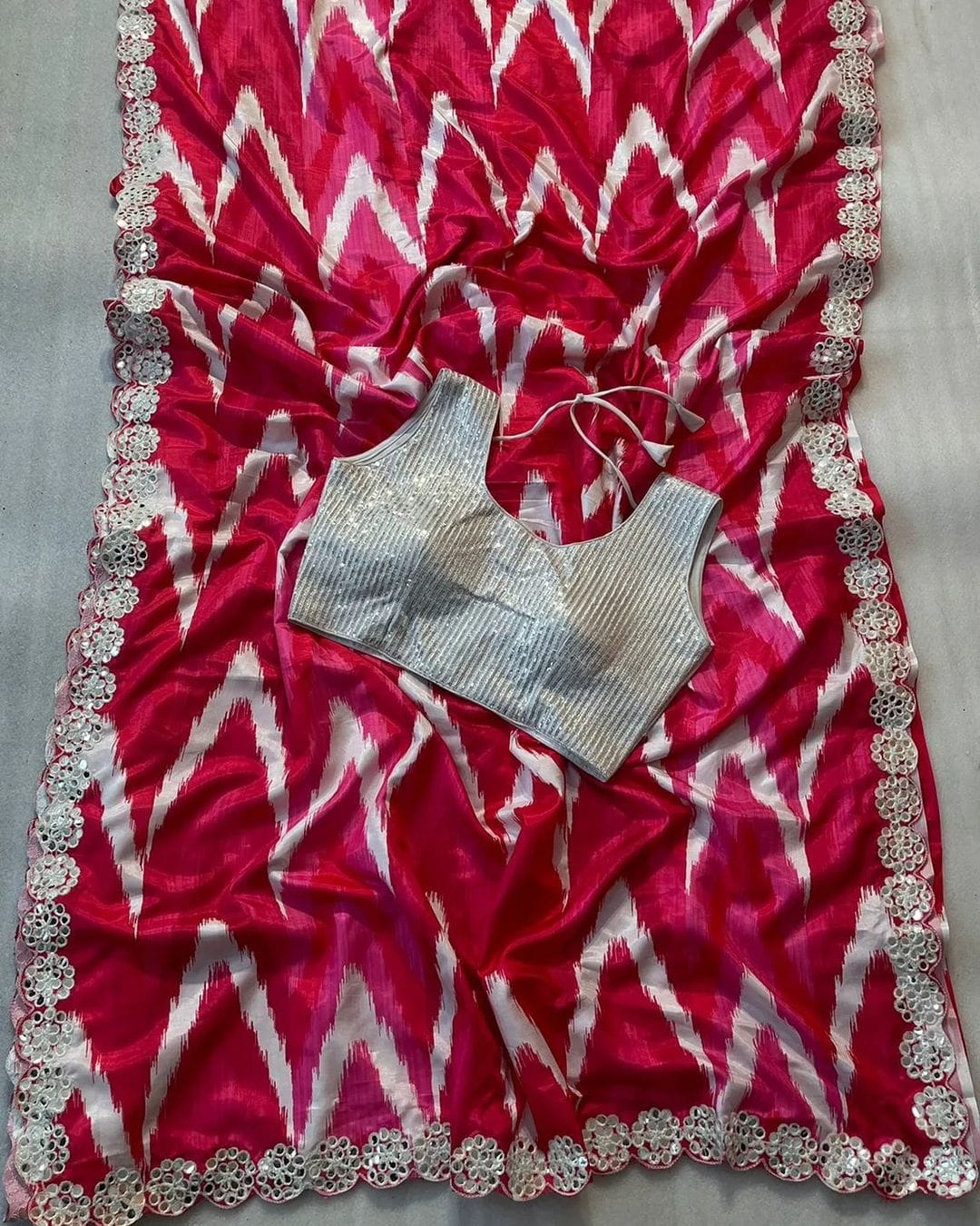 Rutba By Tc Heavy Chinnon Mirror Designer Surat Saree Wholesale Market