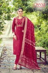 Monalisa Vol 7 By Ossm Roman Silk Wholesale Kurti With Bottom Dupatta In India
