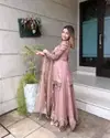 Nsr 691 Heavy Faux Georgette Embroidery Sharara Readymade Suits Orders In Surat