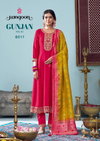 Gunjan Vol 3 By Rangoon Silk Embroidery Anarkali Kurtis Set Suppliers In India