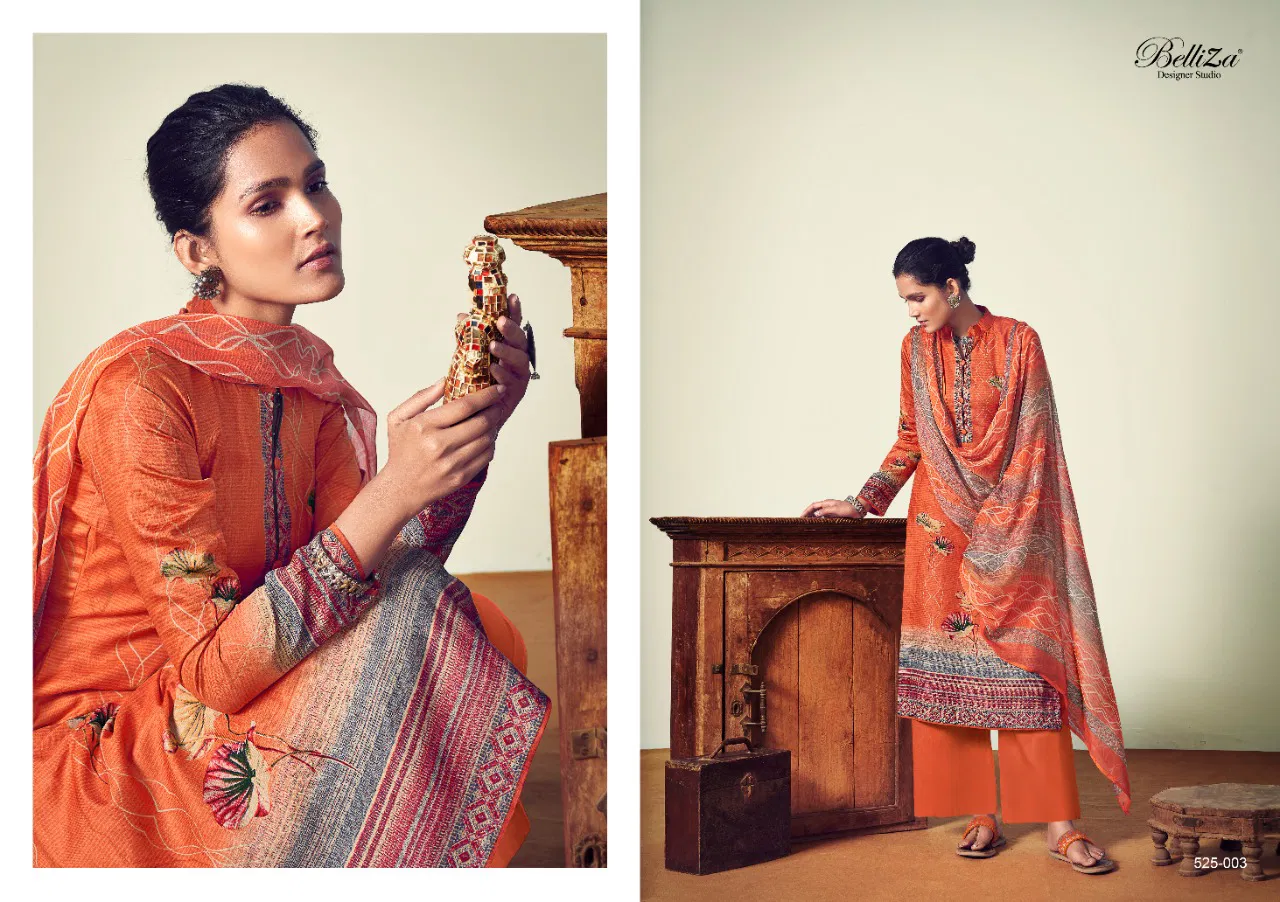 Belliza Muskaan Latest Fancy Casual Wear jam cotton Digital Printed Designer Dress Material Collection

