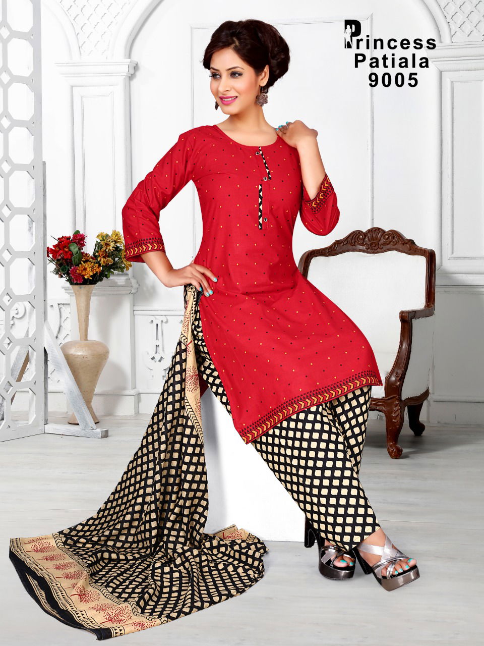 Pricness Patiyala 3 Designer Regular Wear Cotton Printed Ready Made Collection
