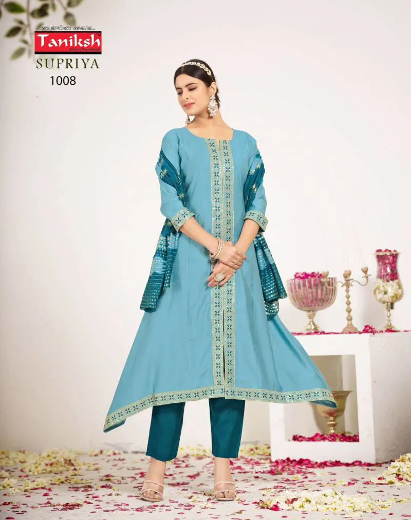 Supriya Vol 1 By Taniksh Vatican Kurti Bottom With Dupatta Suppliers In India