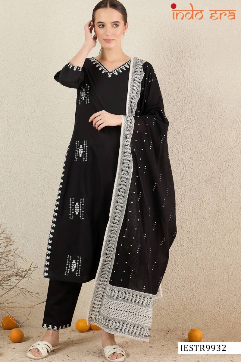Indo Era 2569 Cotton Kurti Bottom With Dupatta Wholesalers In Delhi