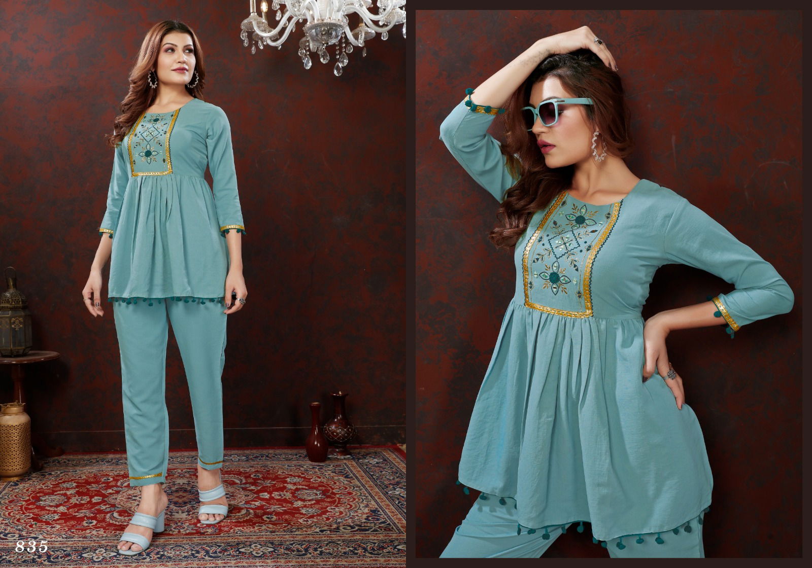 Karigari Vol 1 By Moksh Maaza Cotton Ladies Western Co-ord Orders In India