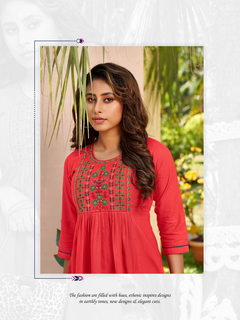 Heritage Kajree New Designer Ethnic Wear Rayon Fancy Top Collection