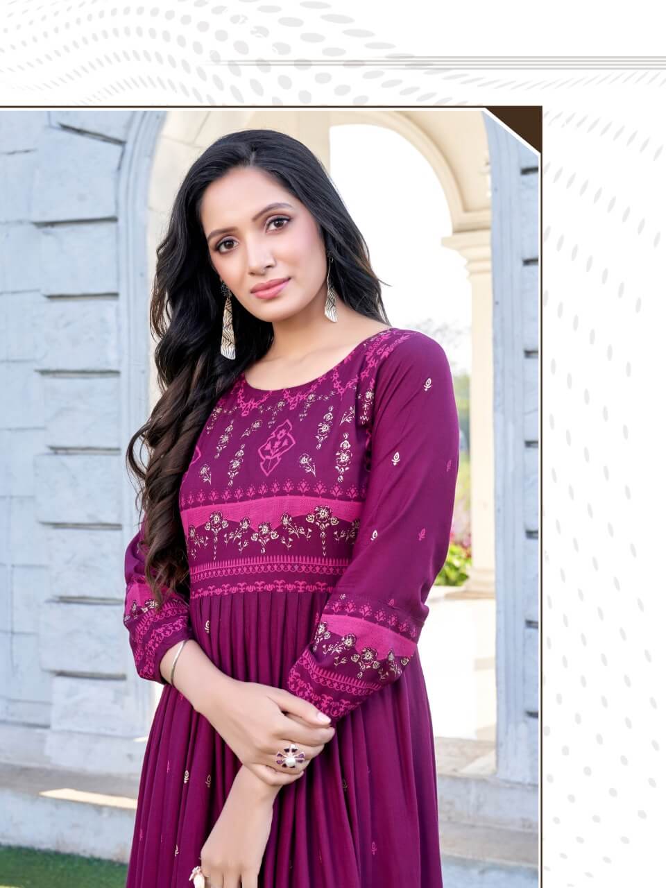 Bonie Senorita 2 Heavy Wedding Wear Rayon Long Designer Anarkali Kurti Collection