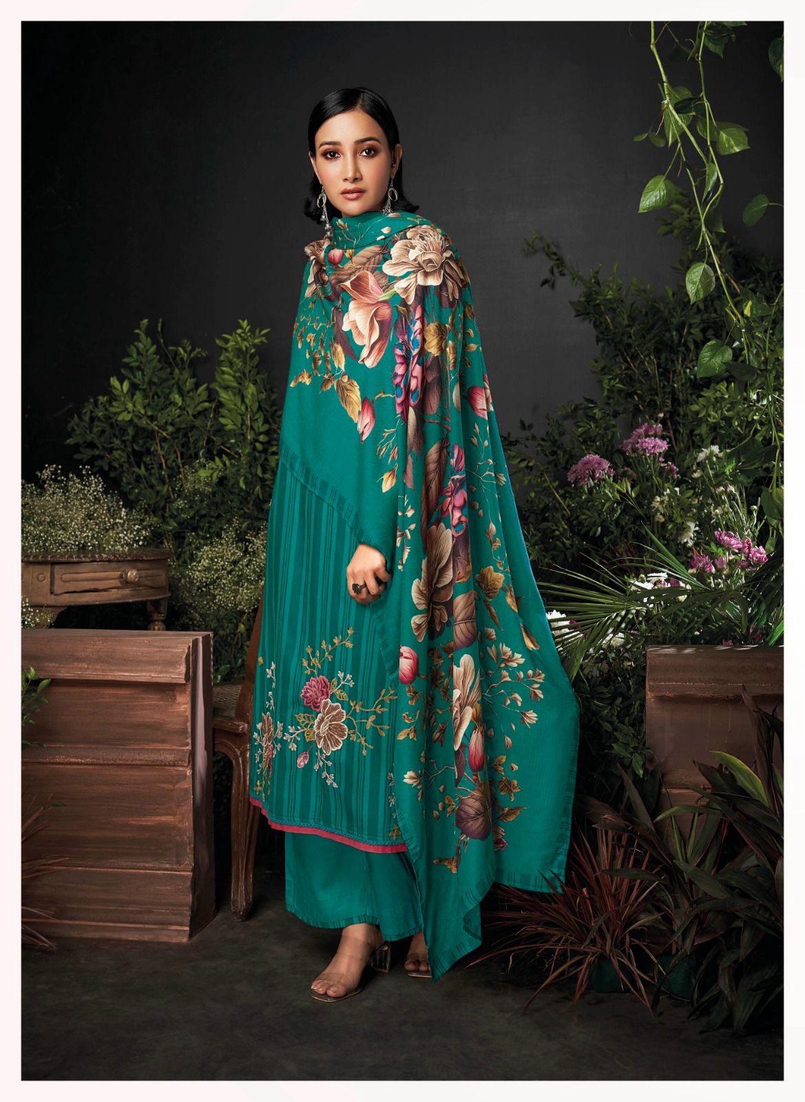 Venya By Ganga Pashmina Printed Salwar Kameez Catalog