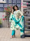 Sabri Vol 7 By Mystic 9 Rayon Printed Kurti With Bottom Dupatta Exporters In India