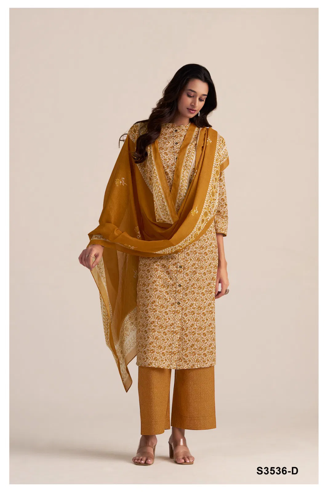 Trinity 3536 By Ganga Cotton Printed Wholesale Designer Salwar Suit In India