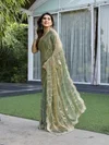 Mahek 196 Fandy Silk Embroidered Party Wear Saree Wholesale Clothing Distributors In India