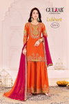 Lubhani By Gulzar Chinon Embroidery Readymade Suits Wholesalers In Surat
