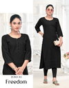 Freedom 2 By Tunic House Rayon Chikankari Worked Stylish Kurtis Bulk Orders In India