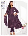 Sarsa Vol 3 By Radhika Jam Satin Kurti With Bottom Dupatta 