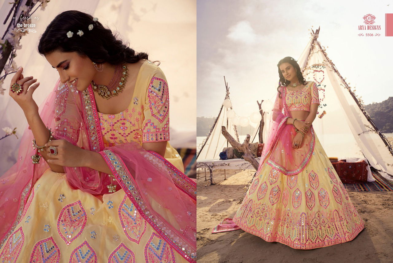 Arya Euphoria 7 Heavy Designer Soft Net Wedding and Partywear Lehenga Choli Collections
