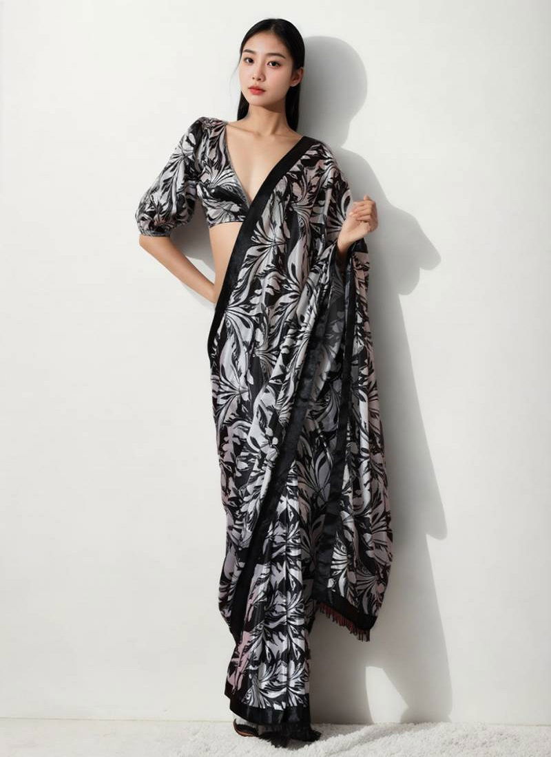 Jf 2427 To 32 Beautiful Chinon Party Wear Saree Online Wholesale