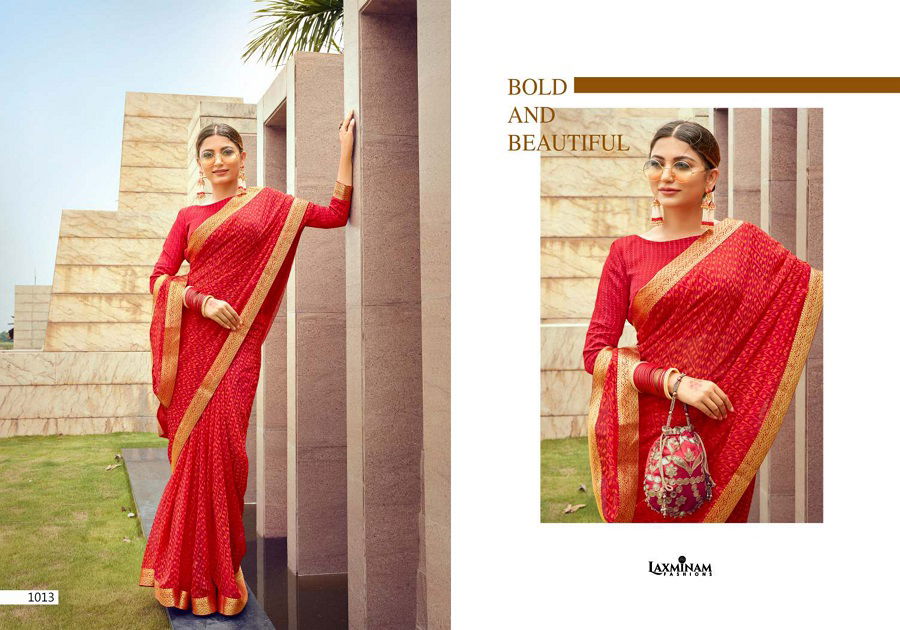 Kalista Shagun Casual Wear Georgette Printed Saree Collection
