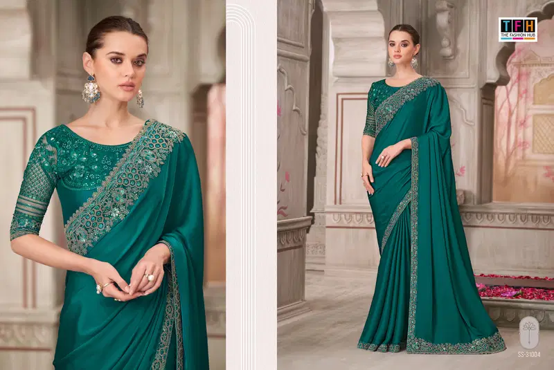 Silver Screen 21 Edition By Tfh Wholesale Party Wear Saree Suppliers In Mumbai
