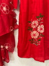 Naisha K 340 Roman Silk Embroidery Kurti With Pant Dupatta Exporters In India