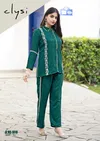 Iris By Clysi Viscose Slub Thread Work Wholesale Co Ord Set Suppliers In Mumbai