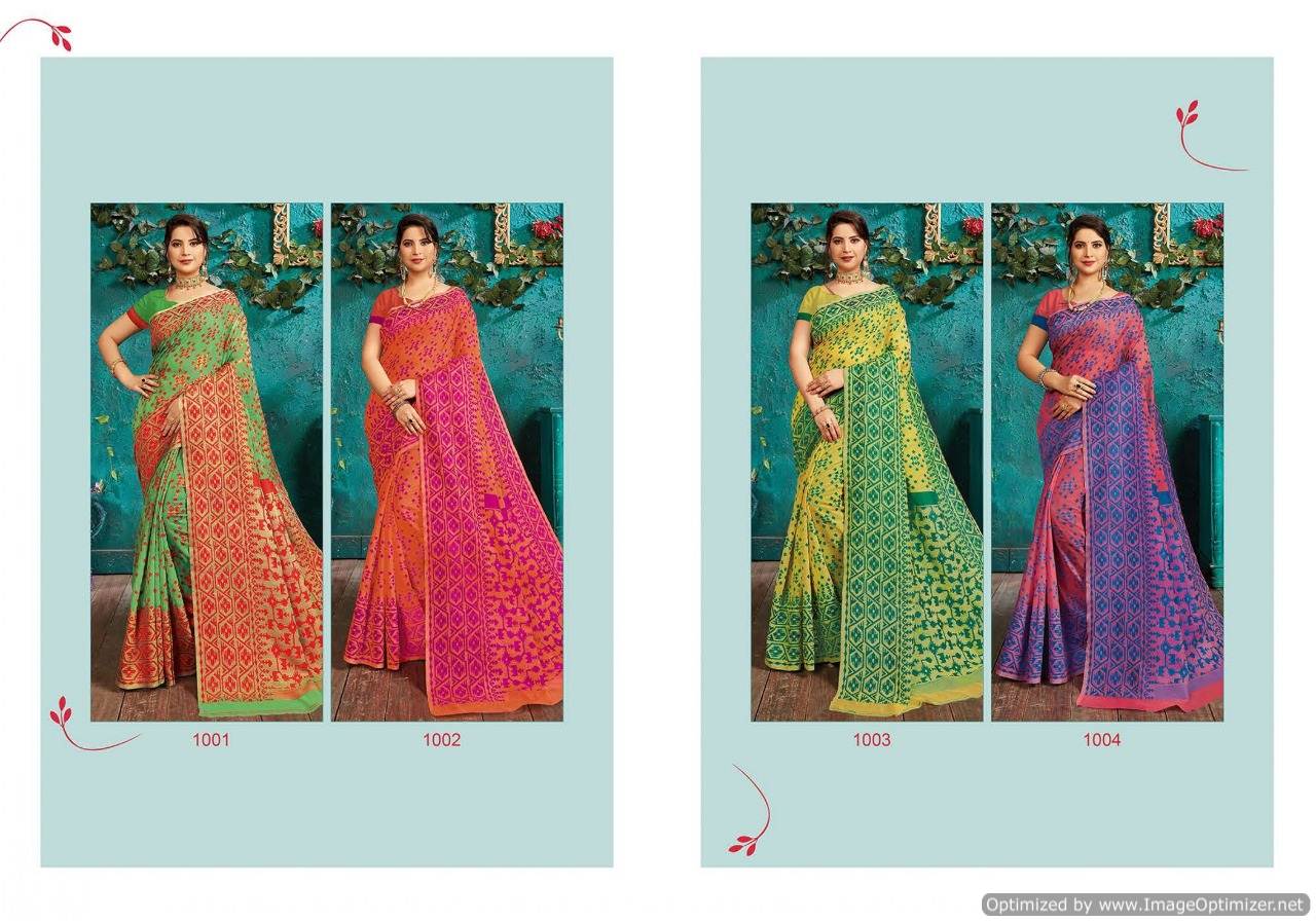 Saroj Monisha Latest Collection Of Regular Wear Cotton Saree 
