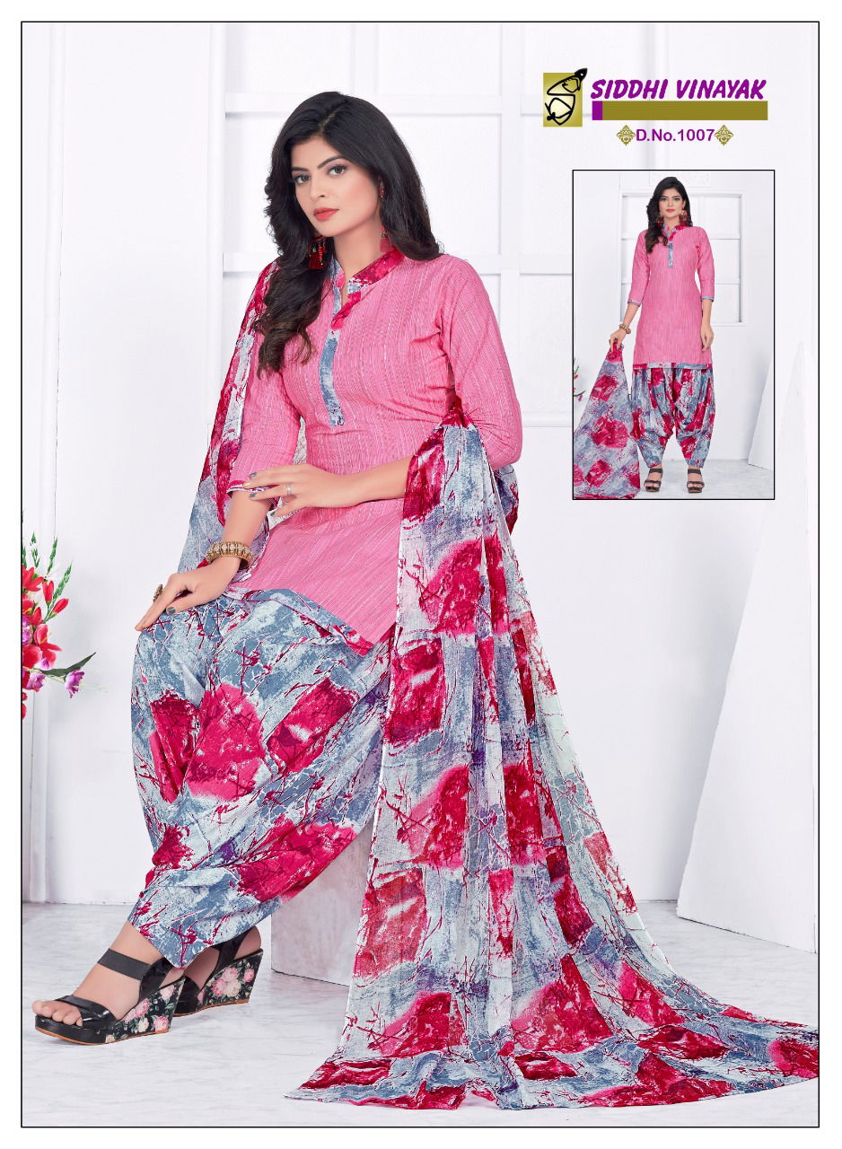 Siddhi Vinayak Patiyala Special 3 Latest Daily Wear Cotton Printed Dress Material Collection