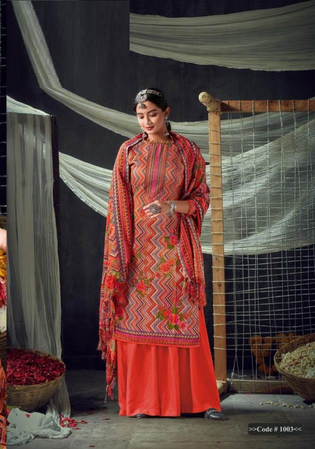 Silky 3 Ready Made Latest Fancy Designer Casual Wear Pashmina Jacquard Winter Salwar Suit Collection
