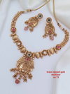 Brass Rajwadi Gold Necklace 19 Online Wholesale