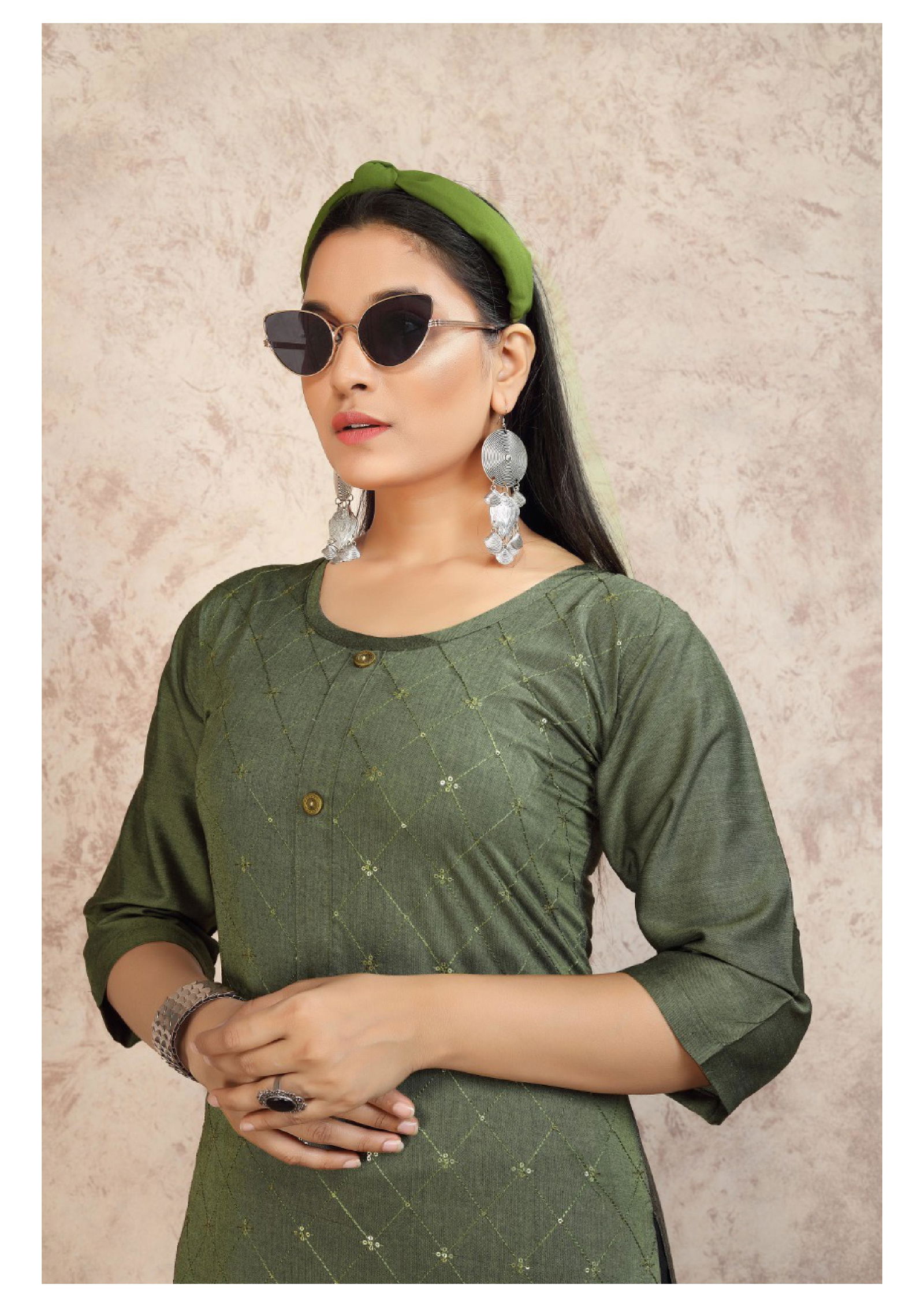 Palladium Fancy Stylish Designer Latest Ethnic Wear  Rayon With Sequence Embroidery Work Kurtis Collection 