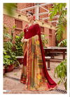 Kalista Falak Causal Daily Wear Vichitra Silk Printed Designer Saree Collection
