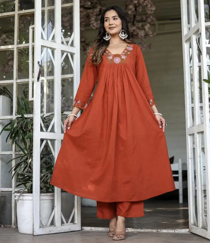 Laxmohini 1 Soft Rayon Slub Anarkali Kurti Bottom With Dupatta Wholesale Clothing Distributors In India

