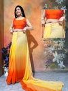 Gc Gaurvi lace Work Georgette Printed Ready To Wear Saree Wholesale Shop In Surat