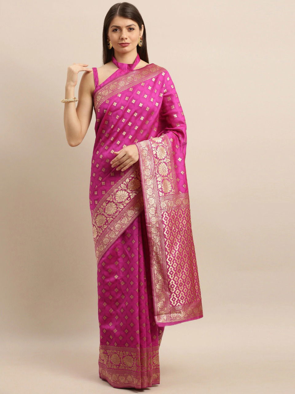 Rich Pallu 4 Fancy Casual Wear Designer Silk Blend Printed Sarees Collection
