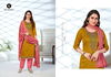 Kalarang Saloni 7 Cotton With Embroidery Work Sequence Work Festive Wear Salwar Kameez Collection
