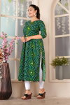 Bandhani Hit Vol 1 By Nsf Rayon Bandhani Printed Kurtis Wholesale Market In Surat With Price