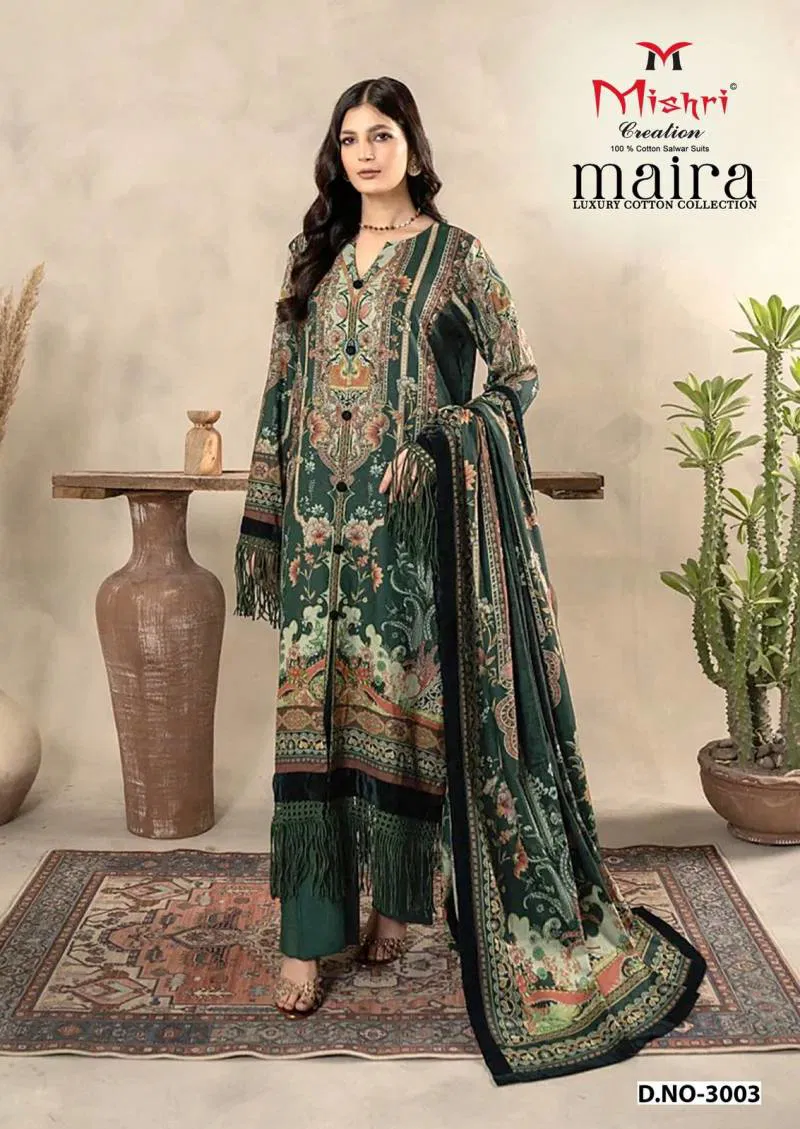 Maira 3 By Mishri Cotton Printed Karachi Dress Material Suppliers In India