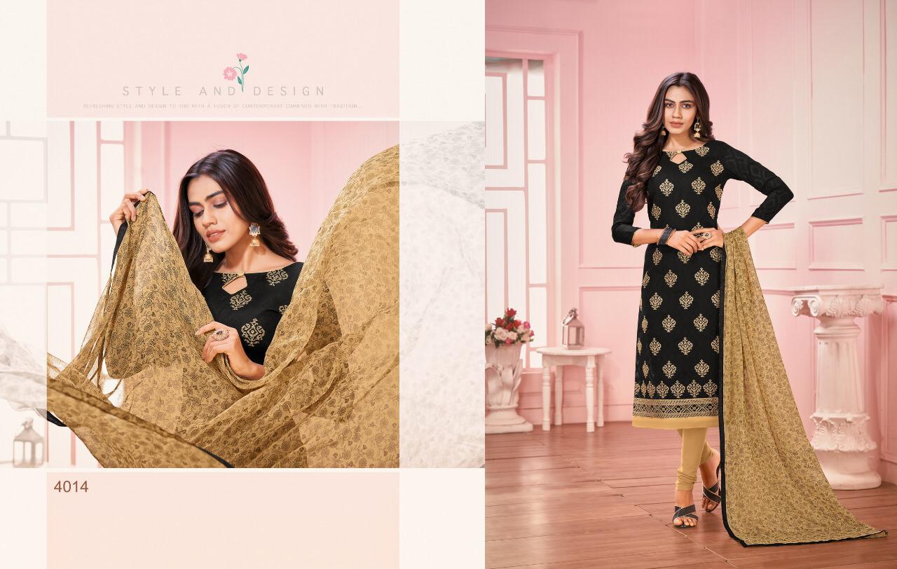 Daairy Don 25 Designer jacquard Work With Fancy Lace Dress Material Collection